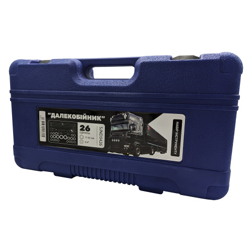 Набор инструмента 17-65мм 3/4'',1'' 26 ед. "Дальнобойщик" недорого