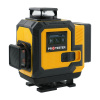 Лазерный уровень 16 линий 4D (2xH360/2xV360, LCD-дисплей, пульт ДУ + штатив - зеленый луч) купить