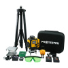 Лазерный уровень 16 линий 4D (2xH360/2xV360, LCD-дисплей, пульт ДУ + штатив - зеленый луч) в интернет-магазине