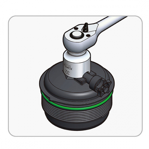 Головка для паливного фільтра (Ford 2.0 EcoBlue TDCi) купить