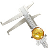 Штангенциркуль канавочный часового типа для измерения проточек, внутренних канавок и диаметров (0-150мм; 0,02 мм) заказать