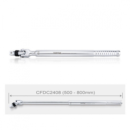 Вороток 3/4" телескопический 500-800мм с шарниром (с фиксатором) купить