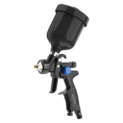 Пістолет фарбувальний пневматичний HVLP верх.пласт.бачок 250мл, форсунка-0,8мм купить