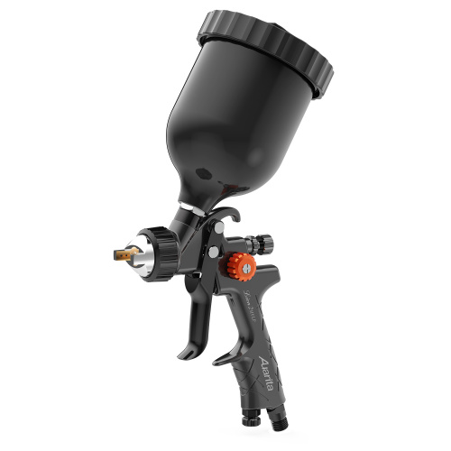 Пистолет окрасочный пневматический HVLP верх.пласт.бачок 600мл, форсунка-1,7мм купить