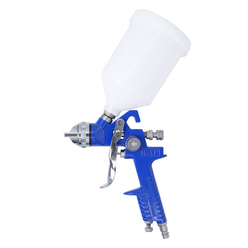 Краскопульт пневматический HVLP верх.пласт.бачок 600мл, форсунка-1,7мм купить