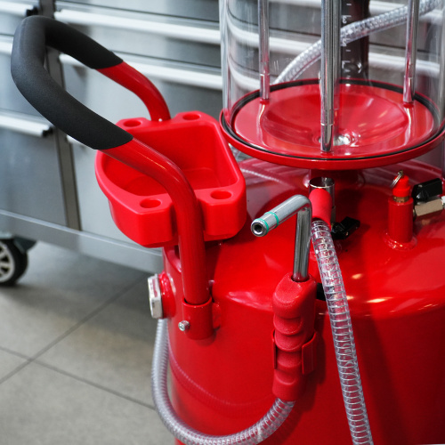 Установка для слива и вакуумной откачки масла с мерной колбой (70л.) цена