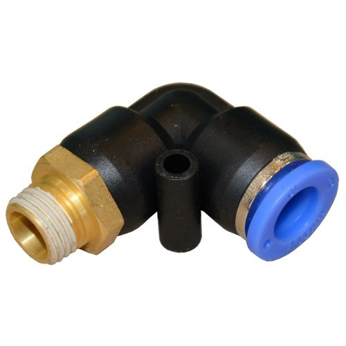 Соединение цанговое для полиуретановых шлангов PU/PR (Г-обр., шланг - наружн. резьба) 4ммX1/4" купить