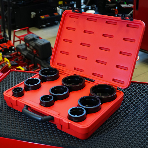 Набір головок для стопорних гайок із внутрішніми зубцями (KM4-KM12) 9од. в интернет-магазине