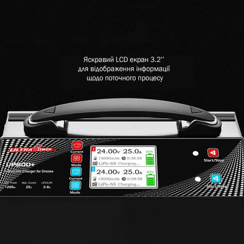 Зарядний пристрій 2-канальний 24В 25А 2-6S LiPo/LiHV 1200Вт 220В недорого