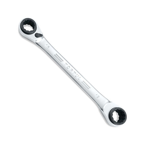 Ключ накидной с двойной трещоткой 72 зубца Pro-Series 8x11-10x9мм купить