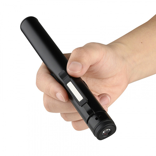 Фонарик карманный светодиодный (LED) аккумуляторный с лазером и ультрафиолетовым светом в Украине