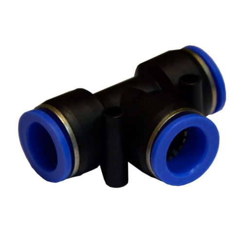 Соединение цанговое для полиуретановых шлангов PU/PR (Т-обр., шланг)  8*8*6мм купить