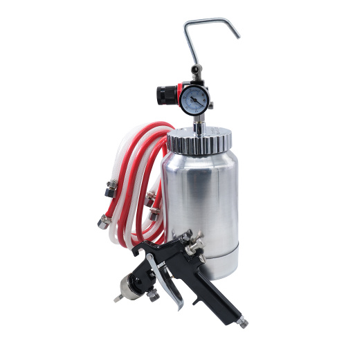 Краскопульт пневматический HP в комплекте с баком для краски 2л, длина шлангов 3м,  диаметр форсунки-1,8мм купить