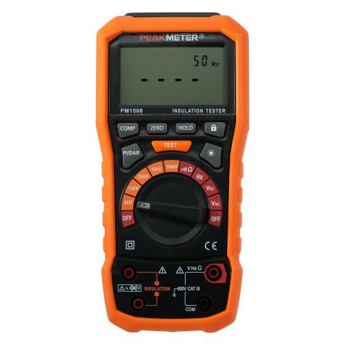 Мегаомметр (0-100 ГΩ) (тестер сопротивления изоляции) купить